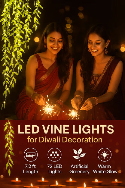 yellow Flickering String Rice Lights