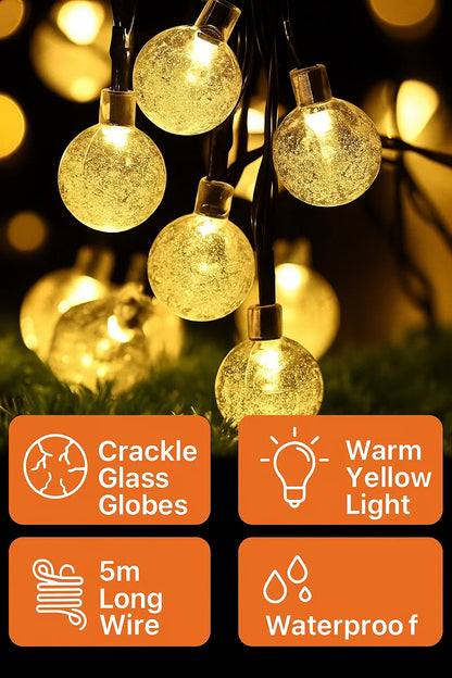 14 LED Crystal Goti LED Made in India Silicon Flower Curtain String Window Festival Lights Indoor Outdoor Home Decoration Series for Diwali, Christmas, Wedding, Party, Home