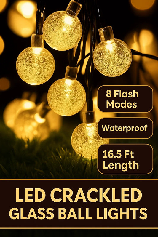 14 LED Crystal Goti LED Made in India Silicon Flower Curtain String Window Festival Lights Indoor Outdoor Home Decoration Series for Diwali, Christmas, Wedding, Party, Home